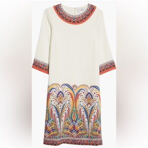 ETRO Placed Paisley Dress Multicolor size 8 44